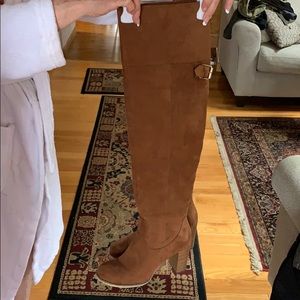 Over the Knee heeled boots
